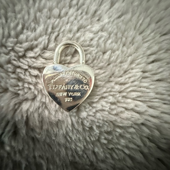 Tiffany & Co. Silver Heart Padlock Charm